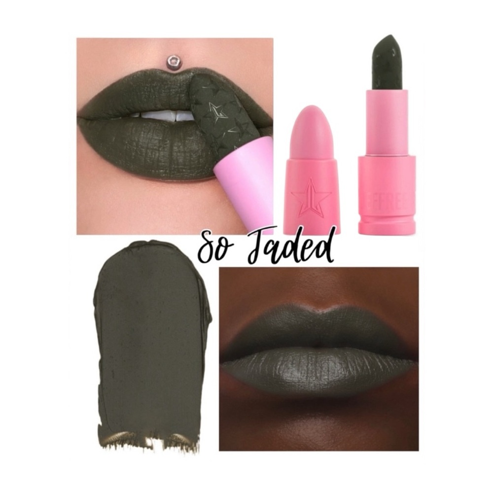 Jeffree Star So Jaded Lipstick - Bold Green